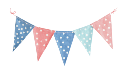 Party flags transparent background