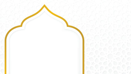 islamic background minimalist elegant style arabic pattern ornament