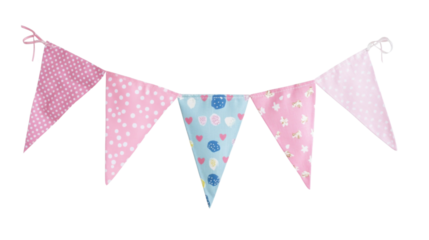 Party flags transparent background