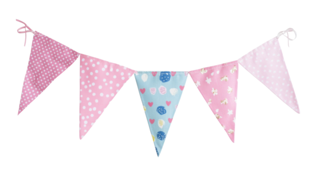 Party flags transparent background