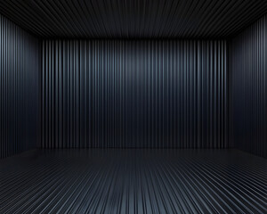 Interior View of Corrugated Metal Room