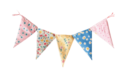 Party flags transparent background