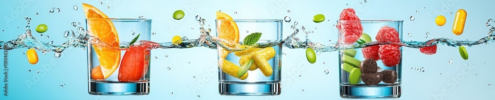 Poster graphic of stool textures with hydration and nutrient connection