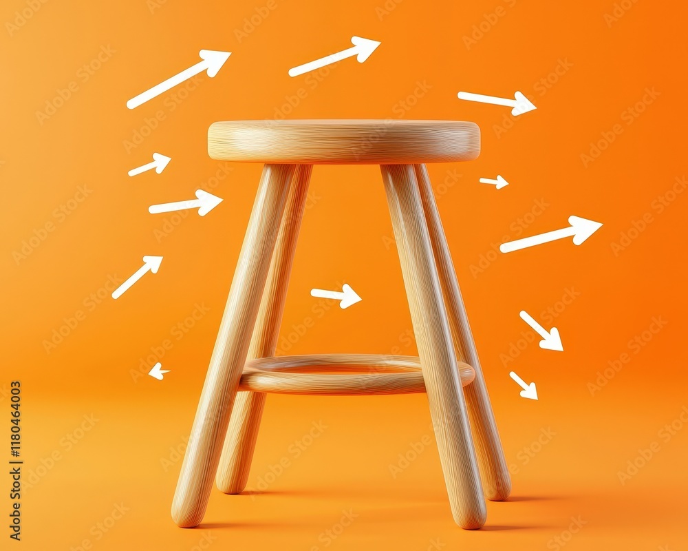 Poster graphic of stool with arrows pointing to causes of texture changes