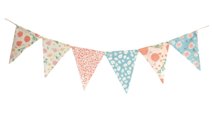 Party flags transparent background