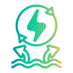 antistatic Line Gradient Icon