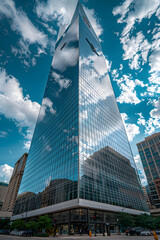 Magnificent View of the Modern IHO Building in the Heart of the City