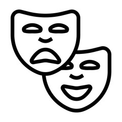 drama Line Icon
