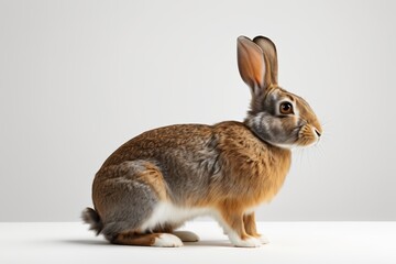 Fototapeta premium there is a rabbit that is sitting on a table