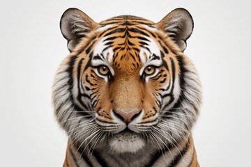 Fototapeta premium there is a tiger that is looking at the camera