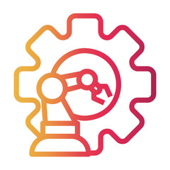 Obraz premium engineer class Line Gradient Icon