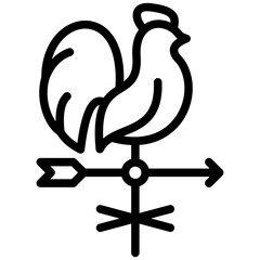 Weathercock Icon