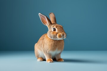 Obraz premium there is a rabbit that is sitting on a table