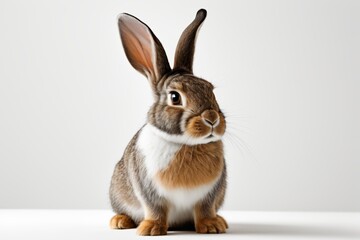 there is a rabbit that is sitting on a table