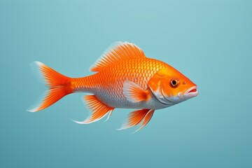 Fototapeta premium there is a fish that is swimming in the water