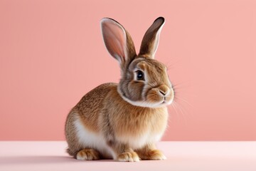 Obraz premium there is a rabbit that is sitting on a table