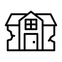 haunted house Line Icon