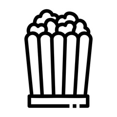 popcorn Line Icon