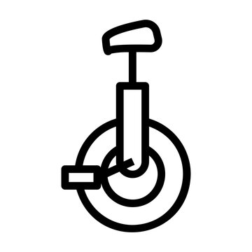 recommend clip art: unicycle Line Icon