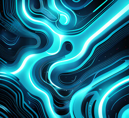 Blue tech lines universal background simple science and technology business line technology background.background vortex and use it as your wallpaper, posters and banners.Generative AI	