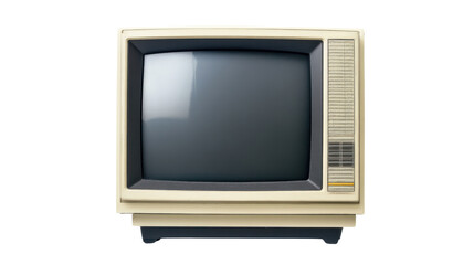 Retro monitor transparent background