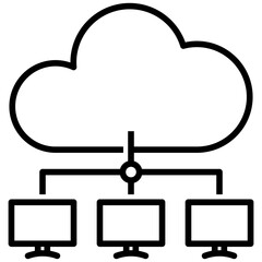 Cloud Computing Icon