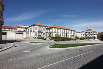 Castelo Branco, Beira Baixa, Portugal, April 4 2022. Views from Castelo Branco city