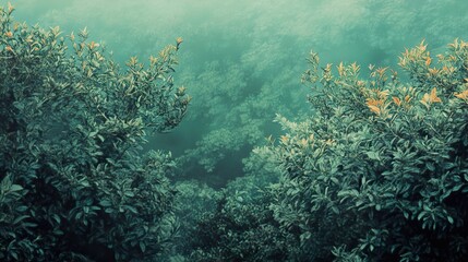 Enchanted Forest: Lush Greenery and Tranquil Plants