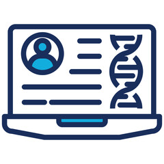 Genetic Data Icon