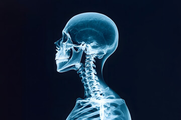 Human Anatomy: Exploring the Skull and Cervical Spine in Stunning Detail