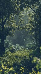 Sunlit Forest Path: A Serene Nature Escape