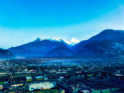 Rakaposhi, also known as Dumani, is a mountain in the Karakoram range in Gilgit-Baltistan, Pakistan.