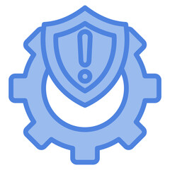 Risk Mitigation Icon Element For Design