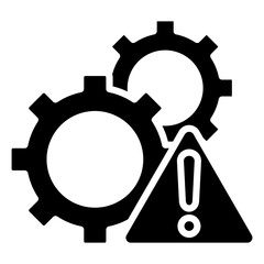 Operational Risk Icon Element For Design