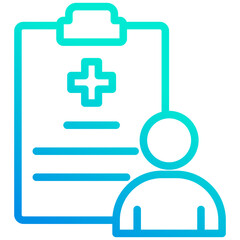 Fototapeta premium Medical Report Icon