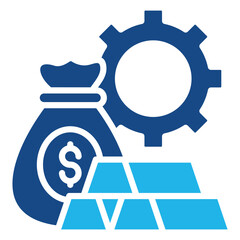 Asset Management Icon Element For Design