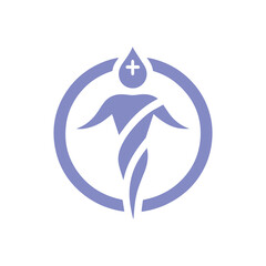 health icon illustration flat