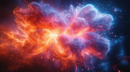 Fototapeta premium Here's a 10-word (or less) description of the image: Red