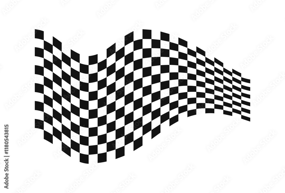 Poster race flag design concepts icon. speed flag simple design illustration vector. 6