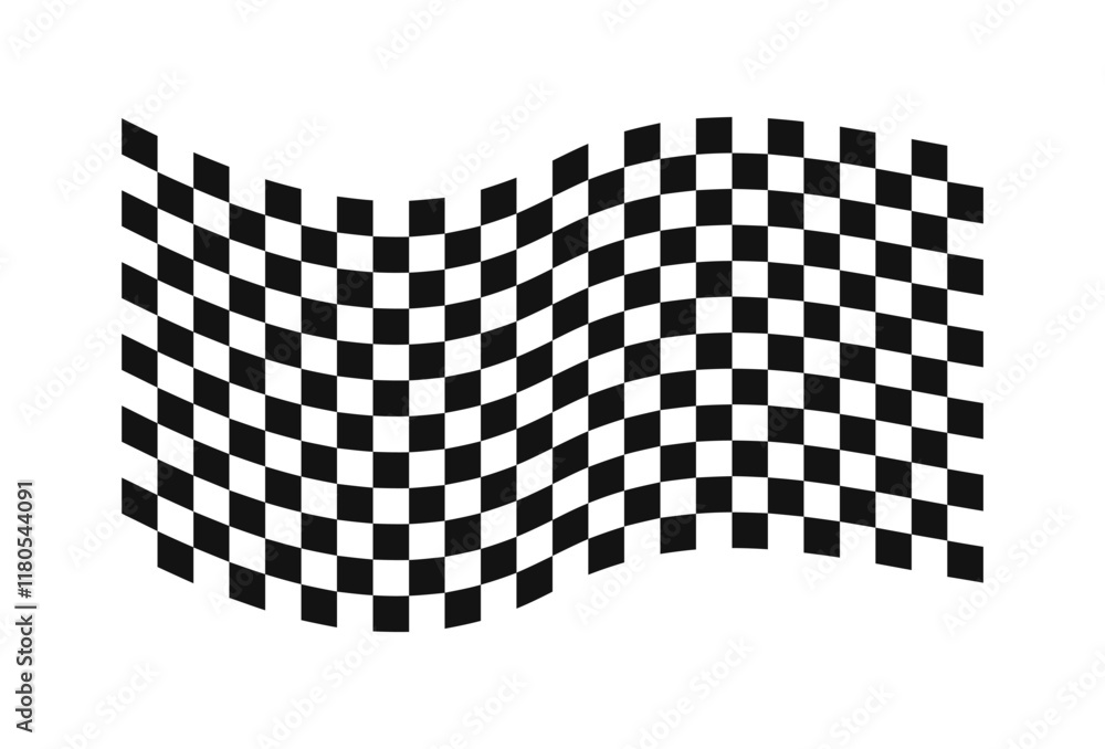 Poster race flag design concepts icon. speed flag simple design illustration vector. 4