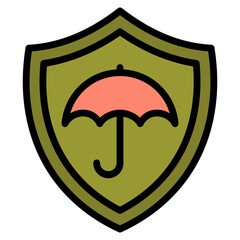 Safeguard Icon Element For Design