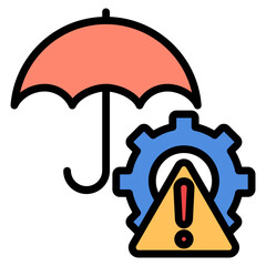 Mitigation Icon Element For Design