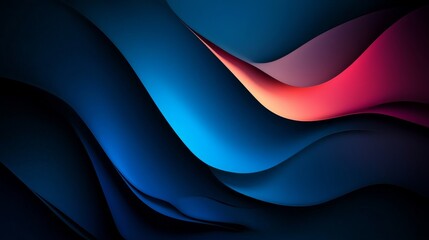 gradient desktop wallpaper in blue and other colors minimalistic and dark mode