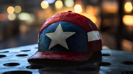 Patriotic Star Cap: American Style and Fashion