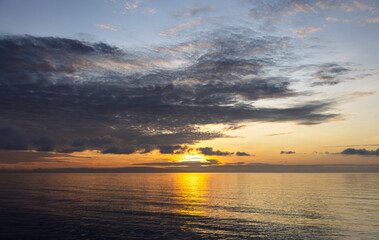 Obraz premium Sunrise Arriving in Vanuatu