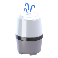 Air Purifier 3D Icon, designed to symbolize clean air and improved indoor air quality