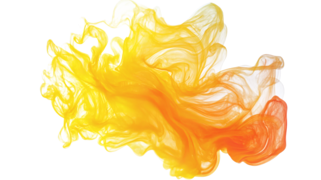 flames isolated on white background