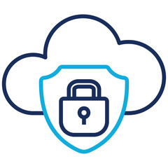 Cloud Security Icon