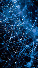 Intricately Interconnected Nodes Depicting a Complex Software Architecture