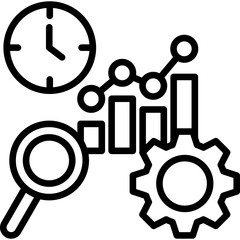 Efficiency Analysis Icon